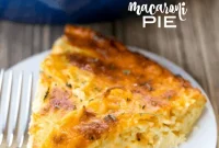 Creamy Macaroni Pie with Spaghetti and Cheese Recipe