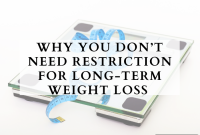 Long-Term Weight Loss Without Restrictive Diets