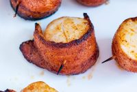Sweet and Smoky Bacon Wrapped Scallops Recipe