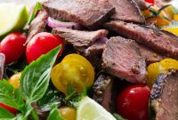 Chili Lime Steak Salad with Fresh Herbs
