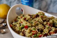 Refreshing Rose Water Quinoa Salad with Citrus & Feta