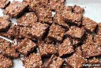 Brownie Brittle for Lunch Box Snacks