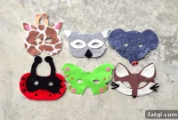 DIY Holiday Animal Masks and Disguise Kits for Gifts
