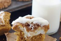 Pumpkin Muffins with Cream Cheese Swirl