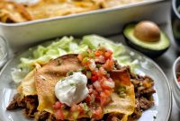 Lean Beef Tostada Casserole with Crispy Tortilla Layers