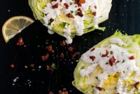 Iceberg Wedge Salad with Homemade Ranch and Bacon
