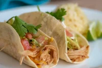 Slow Cooker Shredded Chicken Tacos