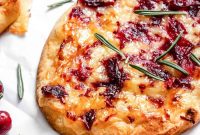 Warm Brie and Cranberry Naan for Holiday Entertaining