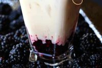 Blackberry Fool with RumChata Cream