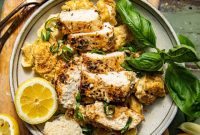 Grilled Chicken Asiago Tortelloni Alfredo Recipe