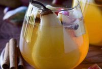 Spiced Apple and Pear White Sangria for Fall Gatherings