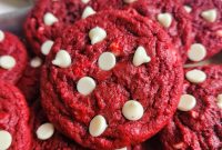 Chewy Red Velvet Cookies with Cream Cheese Filling