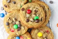 Chewy M&M Chocolate Chip Cookies Recipe