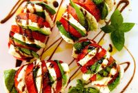 Stuffed Caprese Tomatoes with Mozzarella and Basil