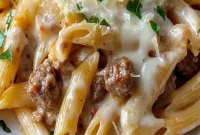 Rich Creamy Penne with Savory Italian Sausage Recipe