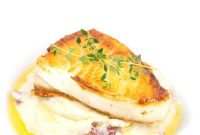 Pan Seared Chilean Sea Bass with Lemon Butter Sauce