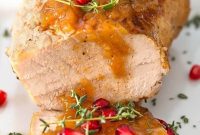 Instant Pot Pork Tenderloin with Balsamic Apples