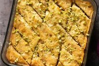 Vegan Baklava with Date and Nut Filling