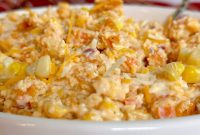 Frito Corn Salad with Cheddar and Chili Cheese Chips
