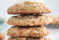 Candy Cane Cream Cheese Cookies for Christmas