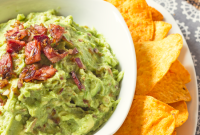Crispy Bacon and Roasted Garlic Guacamole Recipe