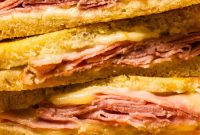 Air Fryer Grilled Cheese with Ham Recipe