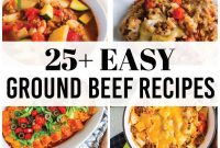 25 Ground Beef Recipes for Quick Weeknight Dinners