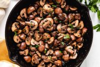 Garlic Butter Sautéed Mushrooms Recipe