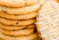 Cranberry Orange Almond Shortbread Cookies Recipe