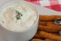 Fresh Herb Ranch Dip for Fried Chicken