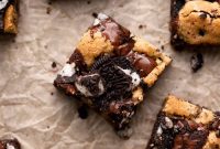 Oreo Brookies with Brownie and Cookie Layers