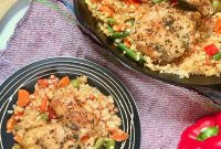 Mexican Arroz con Pollo with Cauliflower Rice