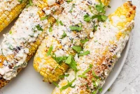 Mexican Street Corn Elote Recipe with Creamy Chili Lime Sauce