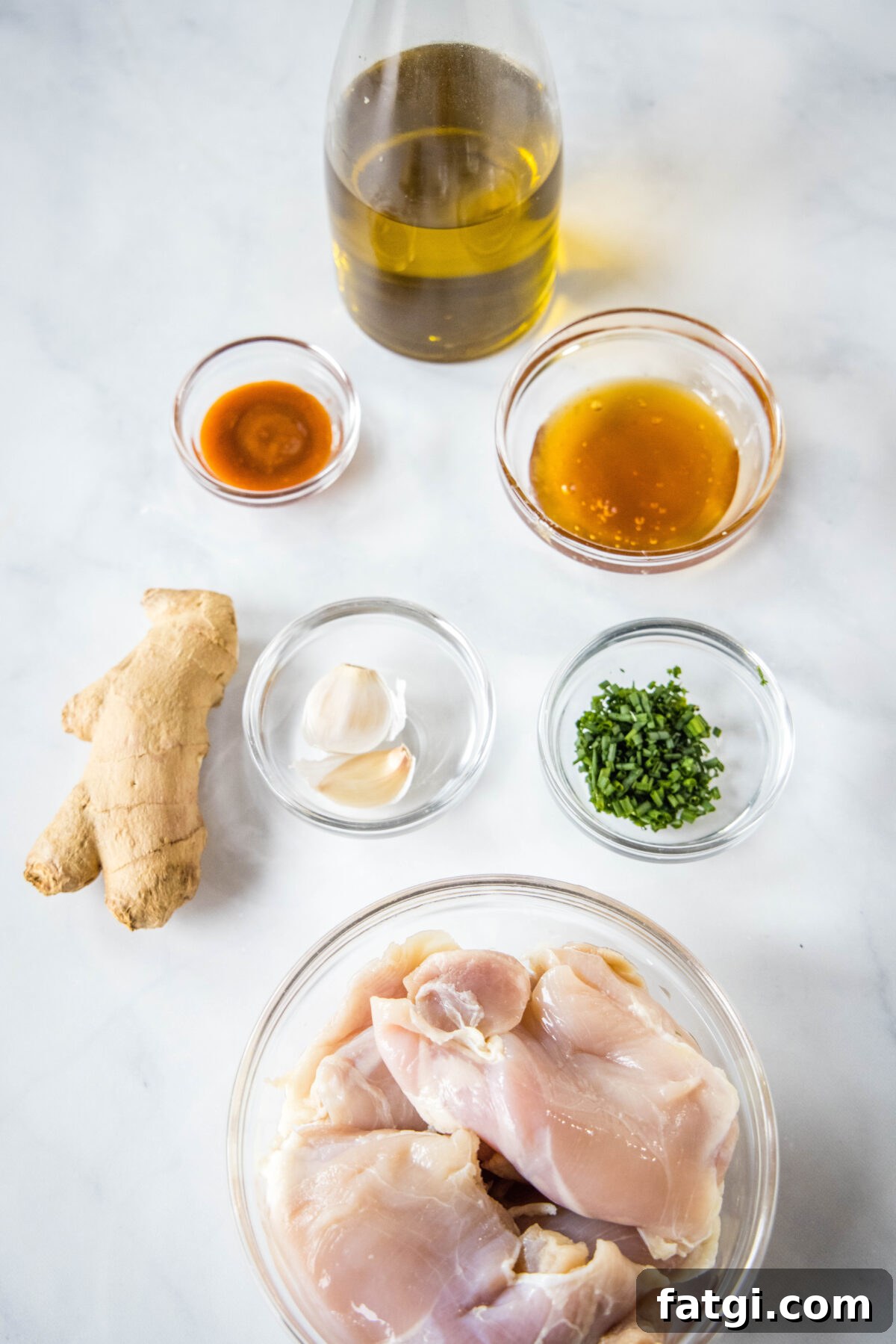 Crispy Honey Sriracha Chicken Bites 3 honey sriracha chicken bites ingredients