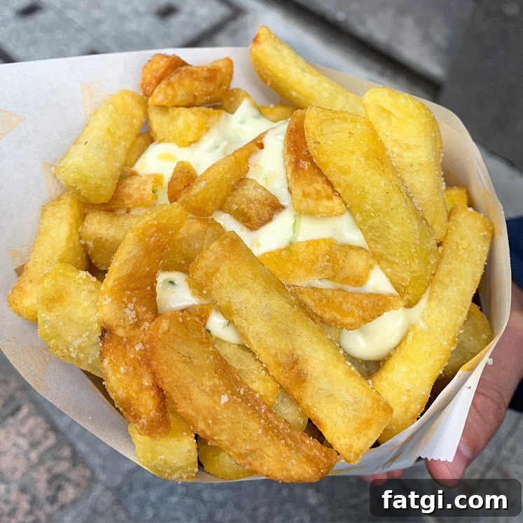 Gluten free fries with aioli