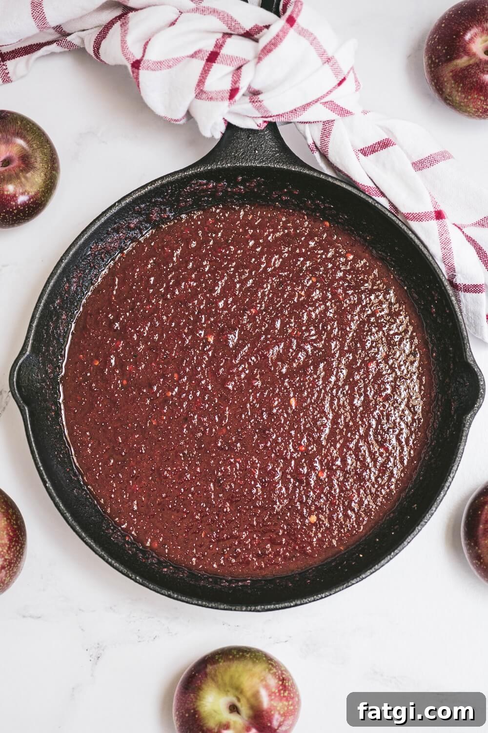 Simmering sauce