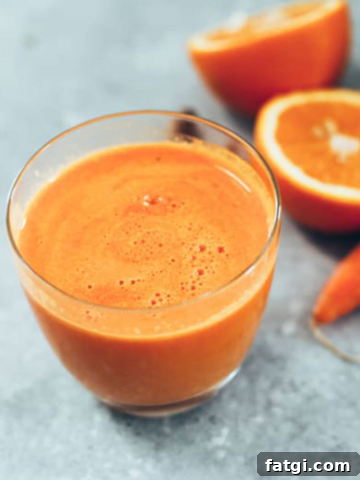 Super Immune-Boost Juice with Carrot, Ginger & Turmeric