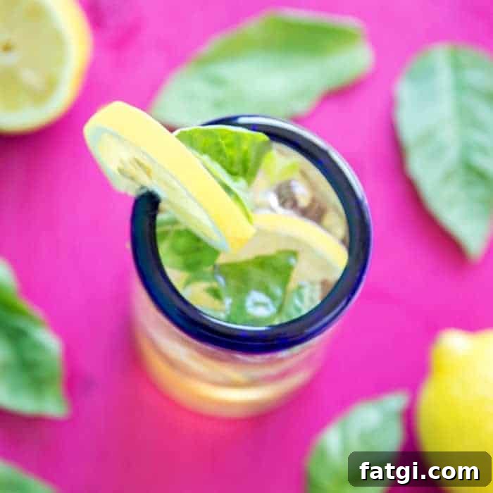 lemon basil margarita