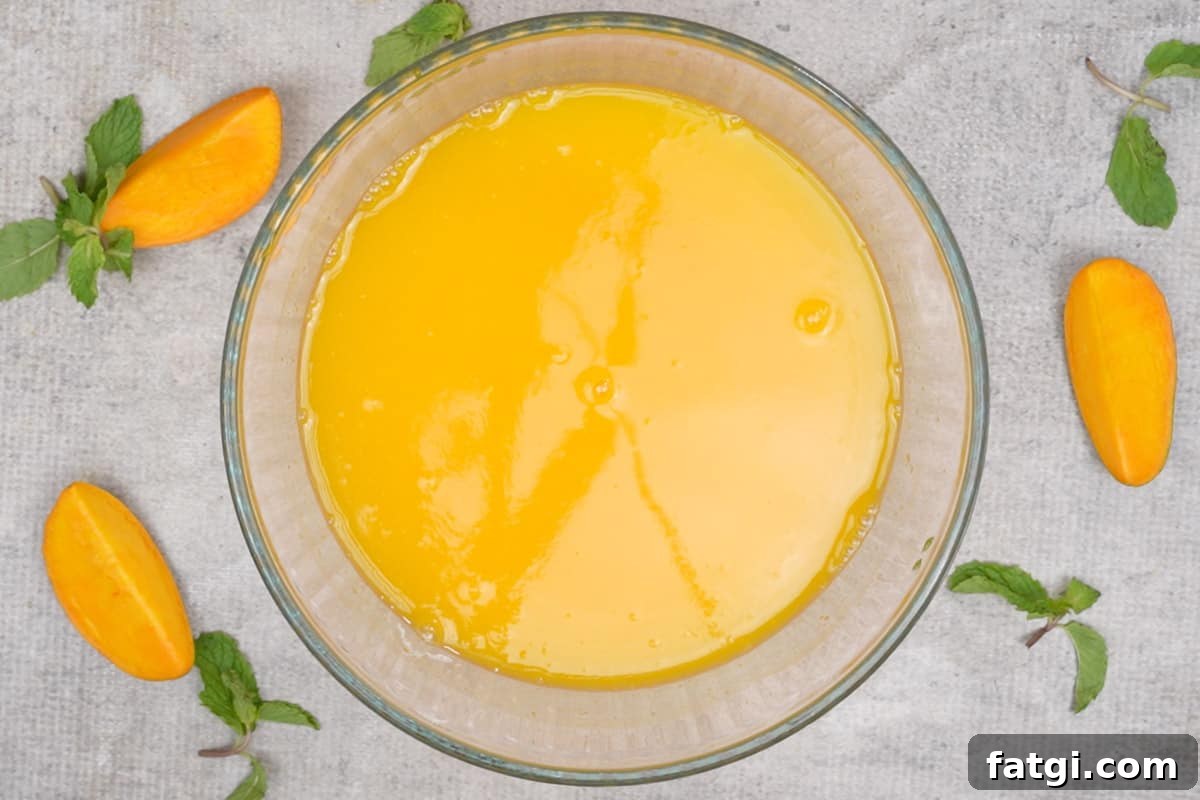 Ready mango juice.