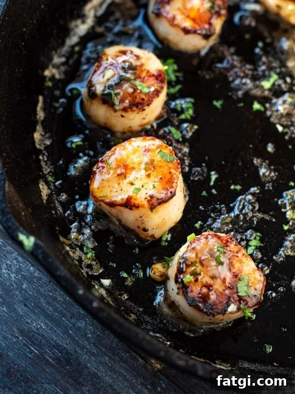 Sweet and Smoky Bacon Wrapped Scallops Recipe 11 Pan-seared scallops with lemon butter