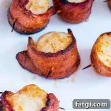 Sweet and Smoky Bacon Wrapped Scallops Recipe 14 Sweet and smoky bacon-wrapped scallops