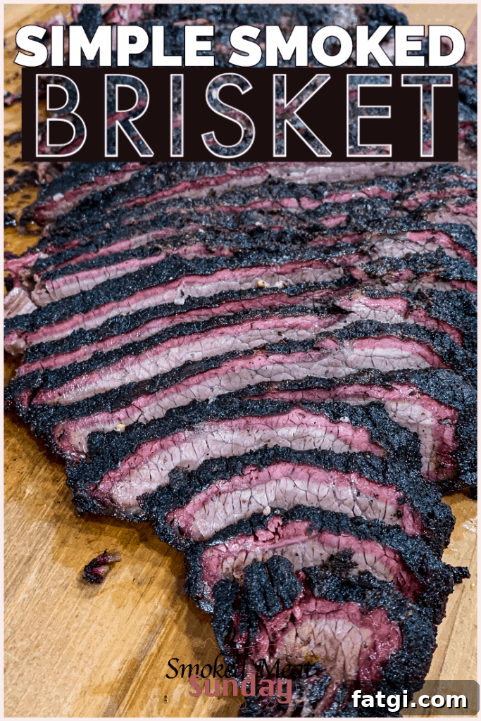 Have you ever made brisket? This simple smoked brisket recipe is easy to follow and produces fantastic results every time.