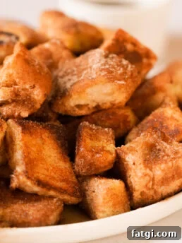 French Toast Bites with Cinnamon Sugar