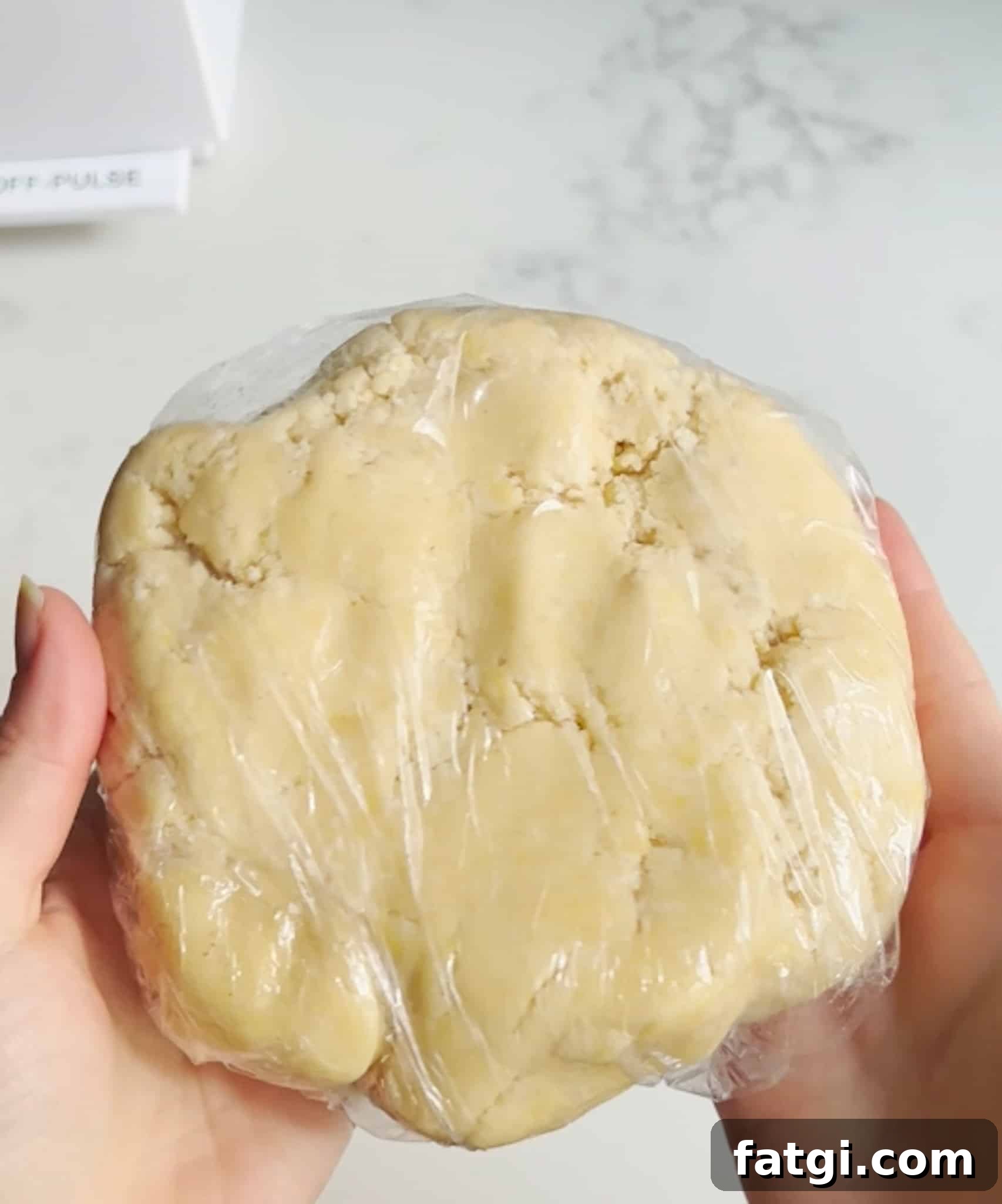 Dough after mixing.
