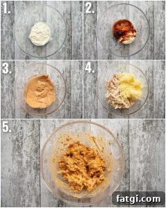 5 step by step photos showing how to make chipotle chicken