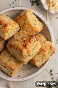 Herb and Gruyere Biscuits