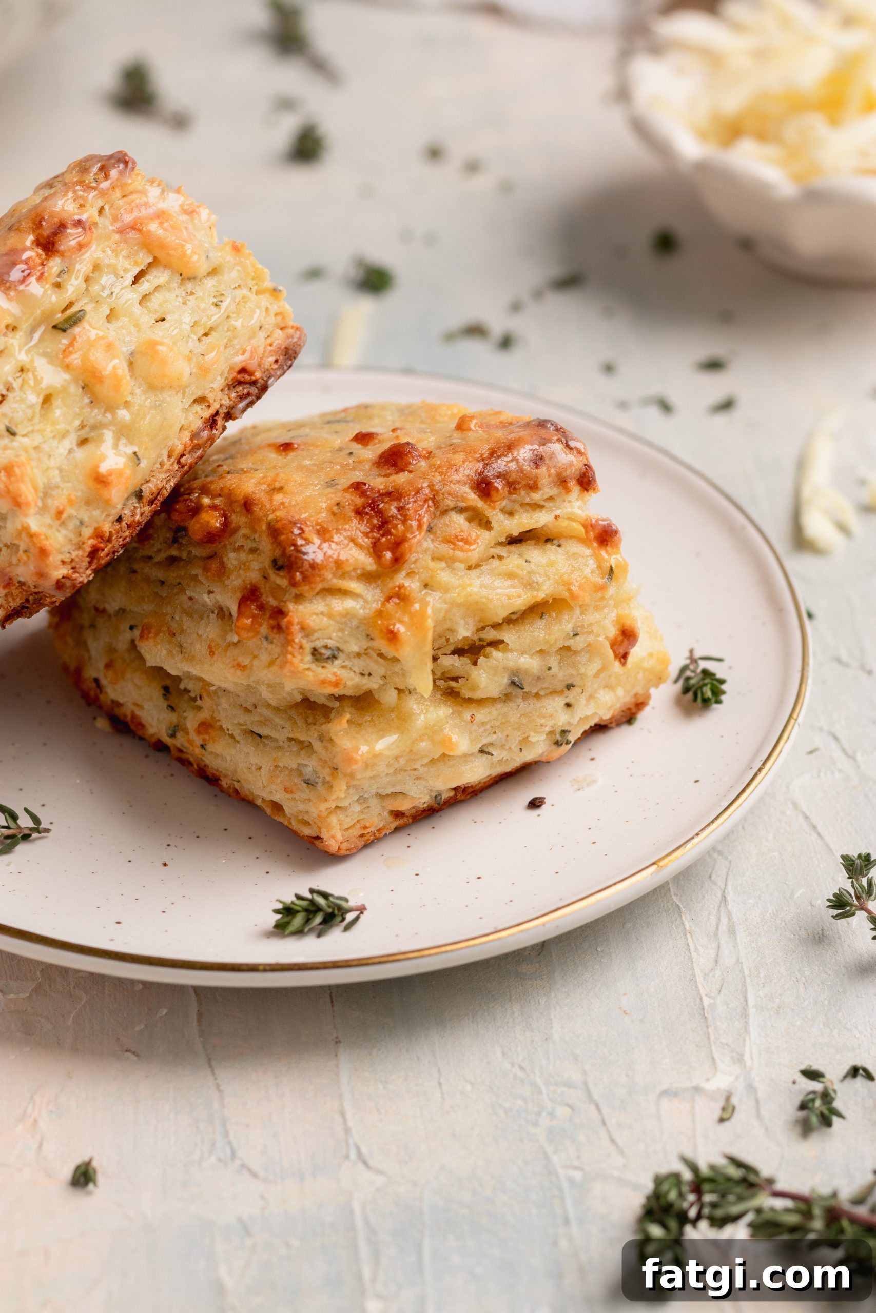 Herb and Gruyere Biscuits