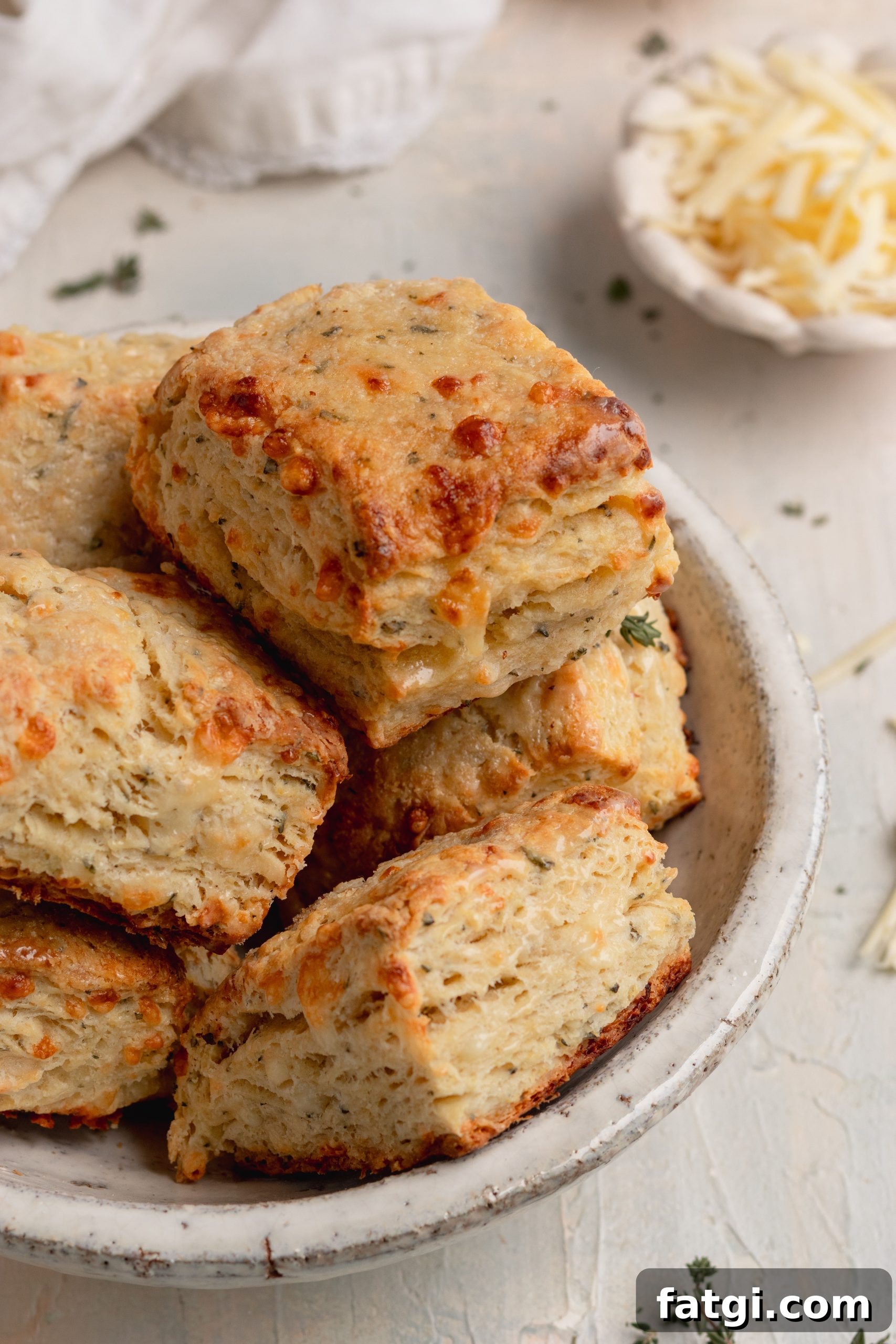 Herb and Gruyere Biscuits