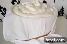 sugar free low carb strained greek-style yoghurt
