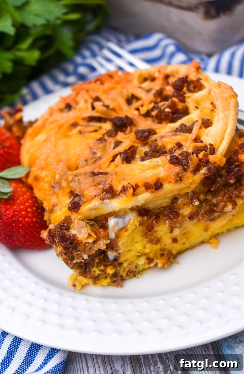 a slice of frozen waffle bread pudding on a small white plate